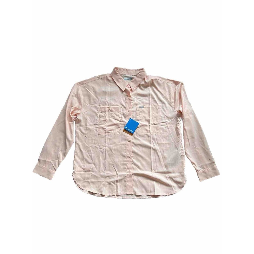 COLUMBIA Womens Silver Ridge Utility Long Sleeve Shirt 2X UPF 50 Fishing Outdoor
